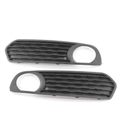 Pair Car Front Bumper Fog Light Grille Fog Lamp Frame for BMW F20 F21 2012-2014 51117272558 / 51117272557