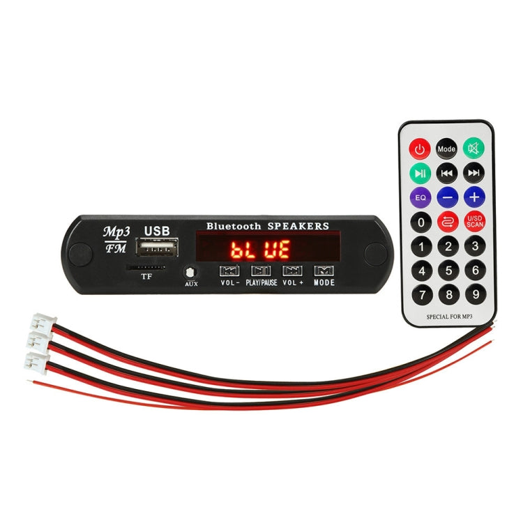 Car 12V Audio MP3 Player Decoder Board FM Radio TF Card USB AUX, with Bluetooth / Remote Control - free shipping - PMC TechLife - Order now!