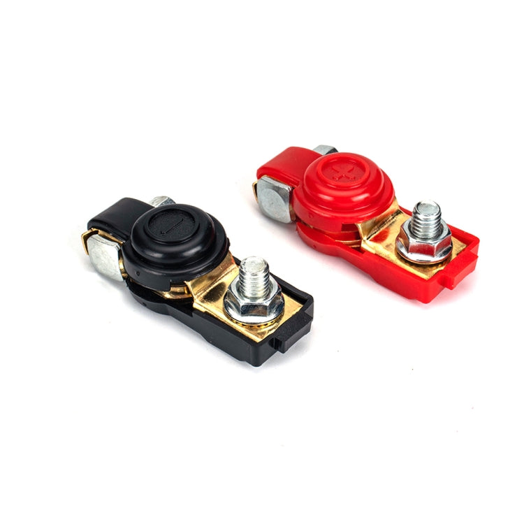 1 Pair Car Battery Cable Terminal Clamps Connectors Battery Clip Wiring with Protective Cleaning - Booster Cable & Clip by PMC TechLife | Online Shopping South Africa | PMC TechLife | Buy Now Pay Later Mobicred