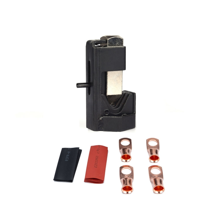 Car Battery Cable Hammer Crimper Hammer Lug Crimper Tool Pliers with T2 Copper 8 x 3/8 Heavy-duty Cold-pressed Wire Terminals - Booster Cable & Clip by PMC TechLife | Online Shopping South Africa | PMC TechLife | Buy Now Pay Later Mobicred