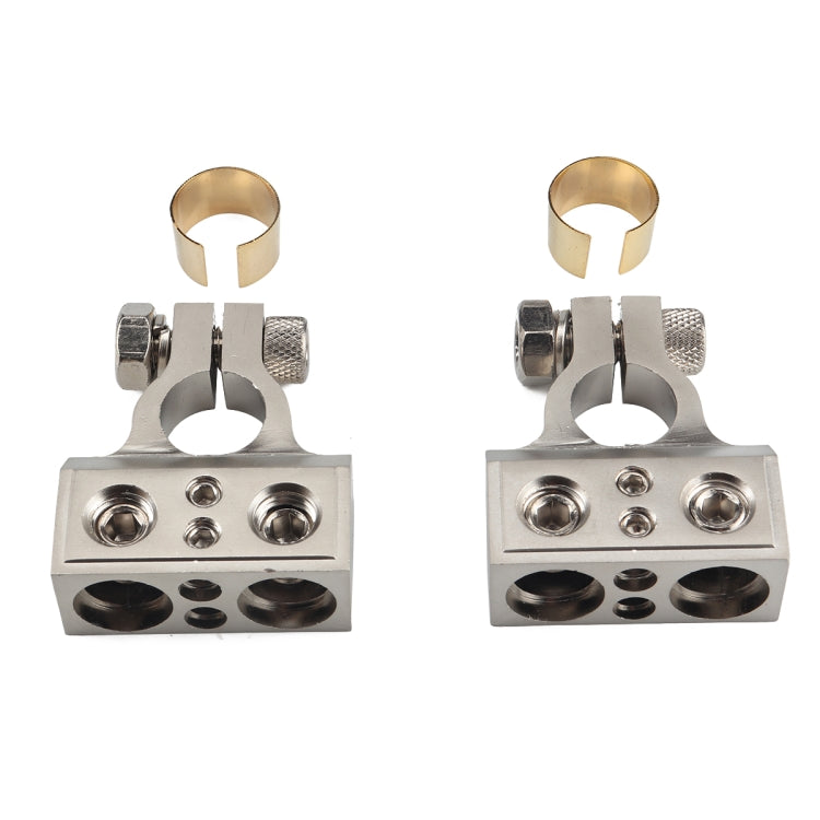 2 PCS Positive and Negative Car Metal Battery Connectors Terminals Clamps Clips with Kits - Booster Cable & Clip by PMC TechLife | Online Shopping South Africa | PMC TechLife | Buy Now Pay Later Mobicred