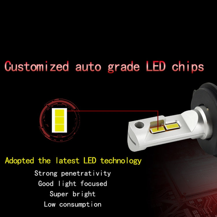 2 PCS P18 H7 DC11-30V 52W 6500K 6500LM Car LED Headlight Lamps - LED Headlamps by PMC TechLife | Online Shopping South Africa | PMC TechLife | Buy Now Pay Later Mobicred