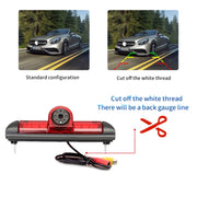 PZ460 Car Water-resistant HD High Position Brake Light View Camera for Fiat / Citroen / Peugeot