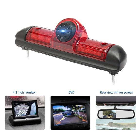 PZ460 Car Water-resistant HD High Position Brake Light View Camera for Fiat / Citroen / Peugeot