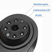 PZ465 Car Water-resistant Brake Light View Camera + 7 inch Rearview Monitor for Citroen / Peugeot / Toyota