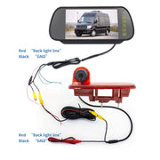 PZ463 Car Water-resistant 170 Degree View Camera + 7 inch Rearview Monitor for Renault / Opel