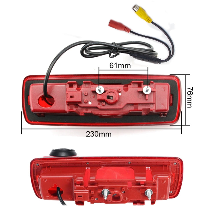 PZ463 Car Water-resistant 170 Degree View Camera + 7 inch Rearview Monitor for Renault / Opel