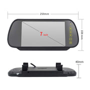 PZ463 Car Water-resistant 170 Degree View Camera + 7 inch Rearview Monitor for Renault / Opel