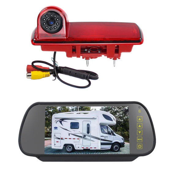 PZ463 Car Water-resistant 170 Degree View Camera + 7 inch Rearview Monitor for Renault / Opel