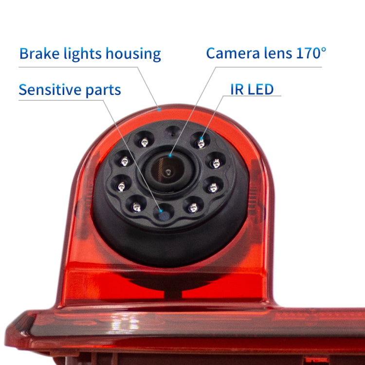 PZ463 Car Water-resistant 170 Degree View Camera + 7 inch Rearview Monitor for Renault / Opel