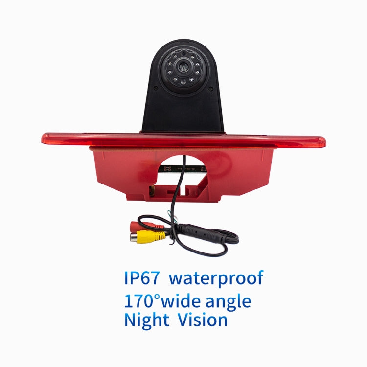 PZ465 Car Water-resistant Brake Light View Camera for Citroen / Peugeot / Toyota