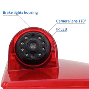PZ462 Car Water-resistant Brake Light View Camera for Renault / Nissan / Opel