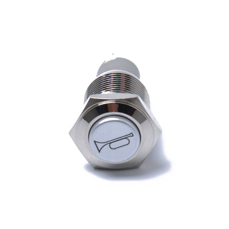 Momentary Reset Switch Push Button 16mm 12V for Car Motorcycle Horn Speaker - Car Switches by PMC TechLife | Online Shopping South Africa | PMC TechLife | Buy Now Pay Later Mobicred