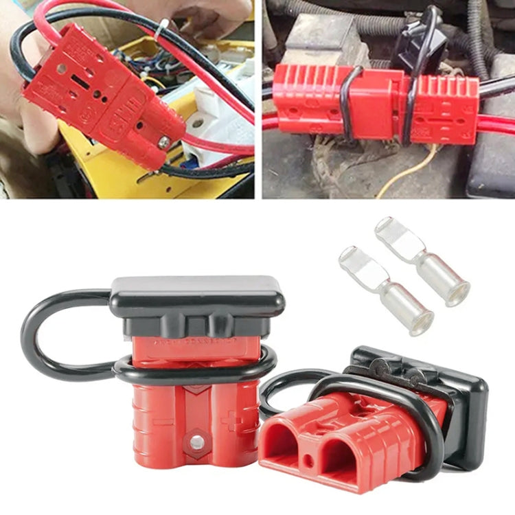 50Amp Battery Quick Connerctor Plug + Dust Cover for Car Caravan - Booster Cable & Clip by PMC TechLife | Online Shopping South Africa | PMC TechLife | Buy Now Pay Later Mobicred