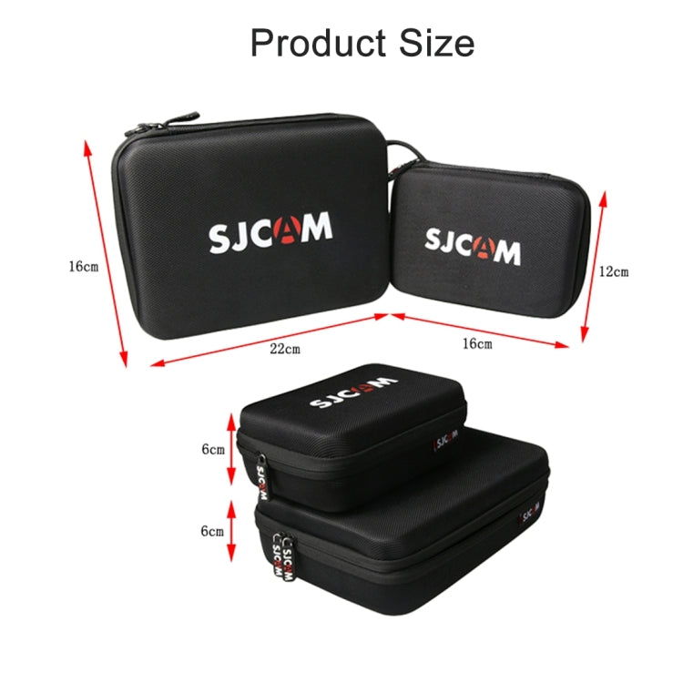 Portable Shockproof Shatter-resistant Wear-resisting Camera Bag Carrying Travel Case for SJCAM SJ4000 / SJ5000 / SJ6000 / SJ7000 / SJ8000 / SJ9000 Sport Action Camera & Selfie Stick and Other Accessories, Size: 22 * 16 * 6 cm - Carry Cases by PMC TechLife | Online Shopping South Africa | PMC TechLife | Buy Now Pay Later Mobicred
