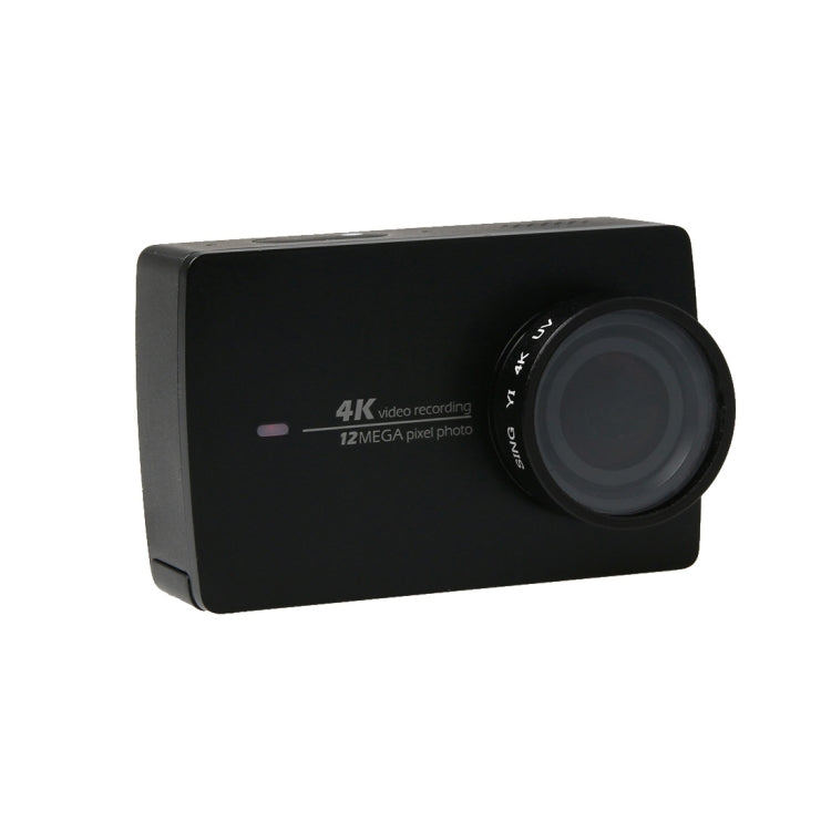 SING for Xiaomi Xiaoyi Yi II Sport Action Camera Proffesional 4K UV Filter(Black) - Lens Filter by PMC TechLife | Online Shopping South Africa | PMC TechLife | Buy Now Pay Later Mobicred