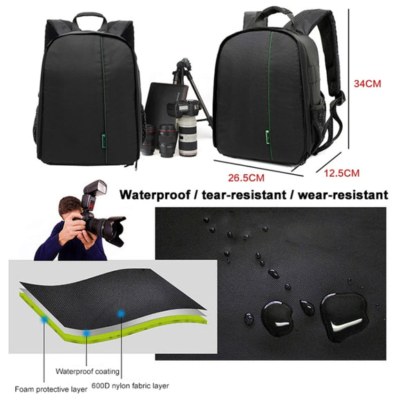 INDEPMAN DL-B012 Portable Outdoor Sports Backpack Camera Bag for GoPro, SJCAM, Nikon, Canon, Xiaomi Xiaoyi YI, Size: 27.5 * 12.5 * 34 cm(Orange)