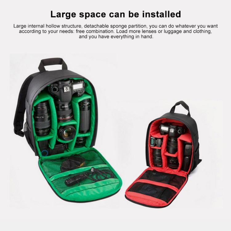 INDEPMAN DL-B012 Portable Outdoor Sports Backpack Camera Bag for GoPro, SJCAM, Nikon, Canon, Xiaomi Xiaoyi YI, Size: 27.5 * 12.5 * 34 cm(Orange)