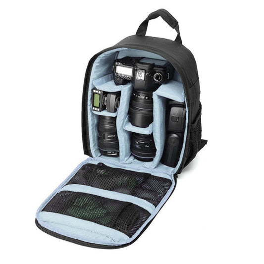 INDEPMAN DL-B012 Portable Outdoor Sports Backpack Camera Bag for GoPro, SJCAM, Nikon, Canon, Xiaomi Xiaoyi YI, Size: 27.5 * 12.5 * 34 cm(Grey) - free shipping - PMC Jewellery - Order now!