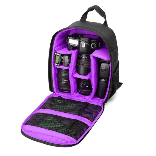 INDEPMAN DL-B012 Portable Outdoor Sports Backpack Camera Bag for GoPro, SJCAM, Nikon, Canon, Xiaomi Xiaoyi YI, Size: 27.5 * 12.5 * 34 cm(Purple) - free shipping - PMC Jewellery - Order now!