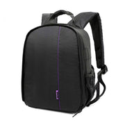 INDEPMAN DL-B012 Portable Outdoor Sports Backpack Camera Bag for GoPro, SJCAM, Nikon, Canon, Xiaomi Xiaoyi YI, Size: 27.5 * 12.5 * 34 cm(Purple)
