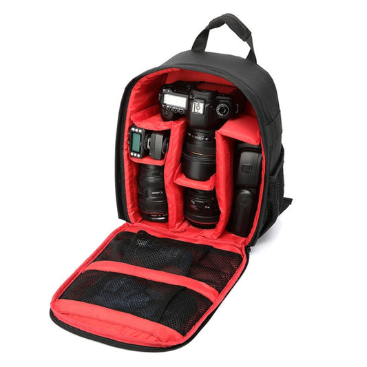INDEPMAN DL-B012 Portable Outdoor Sports Backpack Camera Bag for GoPro, SJCAM, Nikon, Canon, Xiaomi Xiaoyi YI, Size: 27.5 * 12.5 * 34 cm(Red) - free shipping - PMC Jewellery - Order now!