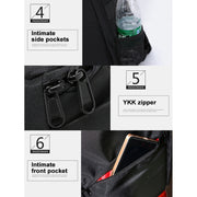 INDEPMAN DL-B012 Portable Outdoor Sports Backpack Camera Bag for GoPro, SJCAM, Nikon, Canon, Xiaomi Xiaoyi YI, Size: 27.5 * 12.5 * 34 cm(Purple)