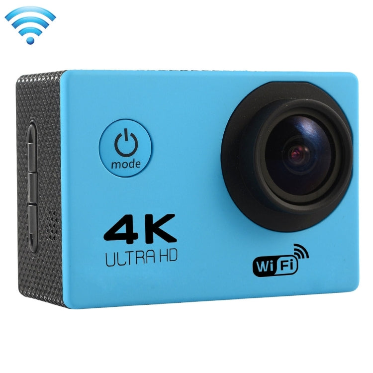F60 2.0 inch Screen 170 Degrees Wide Angle WiFi Sport Action Camera Camcorder with Waterproof Housing Case, Support 64GB Micro SD Card(Blue) - Sports Camera by PMC TechLife | Online Shopping South Africa | PMC TechLife | Buy Now Pay Later Mobicred