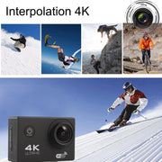 F60 2.0 inch Screen 170 Degrees Wide Angle WiFi Sport Action Camera Camcorder with Water-resistant Housing Case, Support 64GB Micro SD Card(Silver)