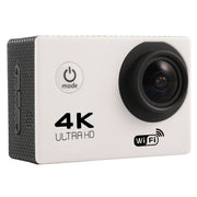 F60 2.0 inch Screen 170 Degrees Wide Angle WiFi Sport Action Camera Camcorder with Water-resistant Housing Case, Support 64GB Micro SD Card(White)