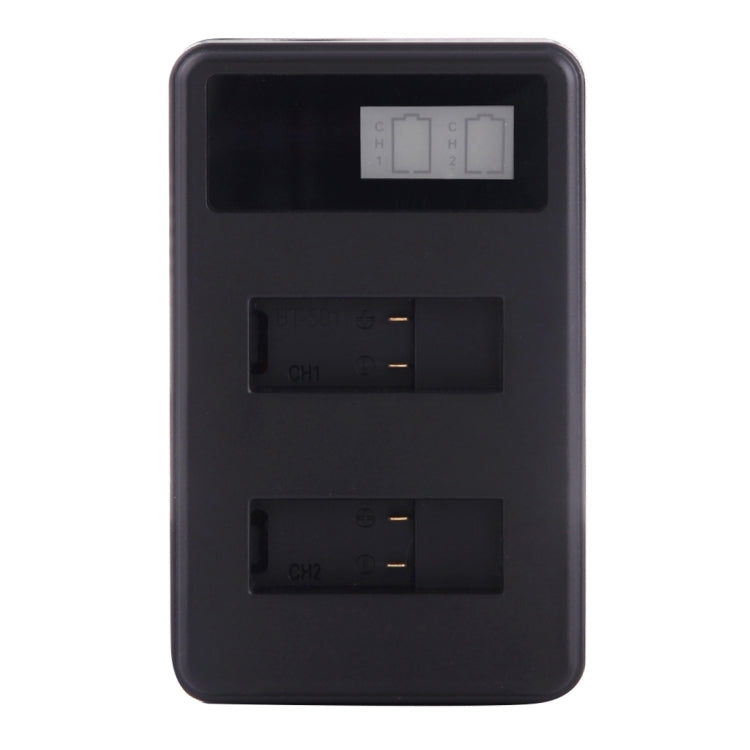 AHDBT-501 LCD Screen Dual Batteries Charger for GoPro HERO5 with Displays Charging Capacity - Charger by PMC TechLife | Online Shopping South Africa | PMC TechLife | Buy Now Pay Later Mobicred