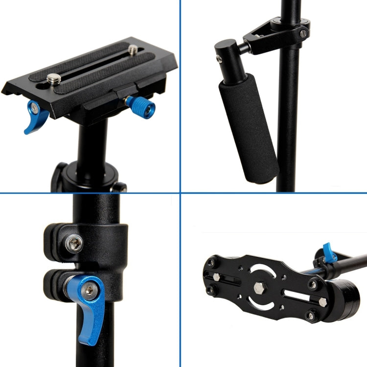 YELANGU S60L 61cm Aluminum Handheld Stabilizer for DSLR Camera DV - free shipping - PMC Jewellery - Order now!