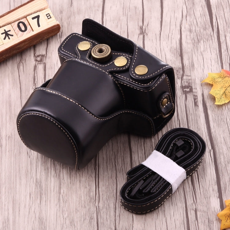 Full Body Camera PU Leather Case Bag with Strap for Canon EOS M10(Black) - free shipping - PMC TechLife - Order now!
