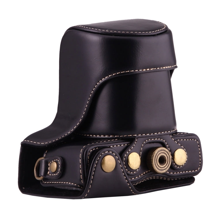 Full Body Camera PU Leather Case Bag with Strap for Canon EOS M10(Black) - free shipping - PMC TechLife - Order now!