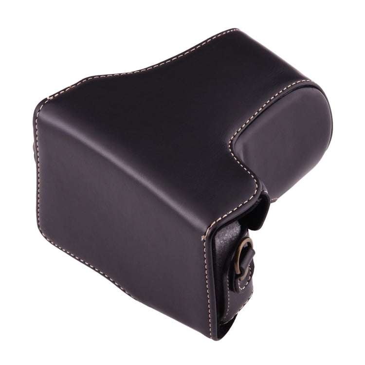 Full Body Camera PU Leather Case Bag with Strap for Canon EOS M10(Black) - free shipping - PMC TechLife - Order now!