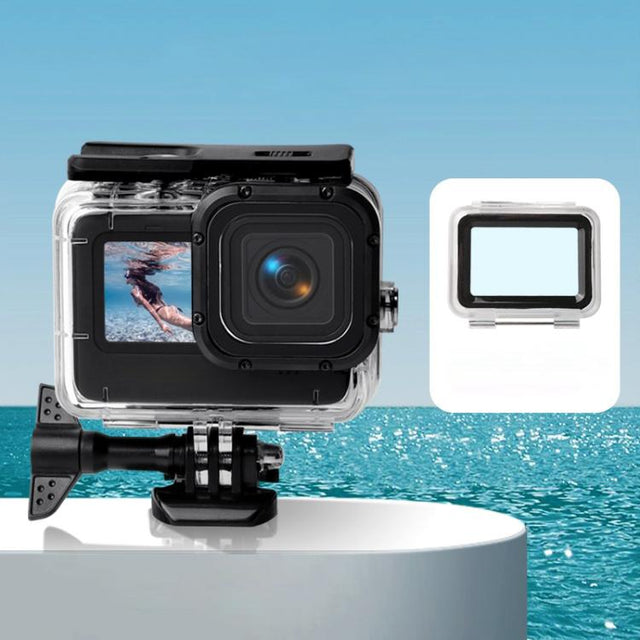 Water-resistant Case + Touch Back Cover for GoPro HERO10 Black / HERO9 Black