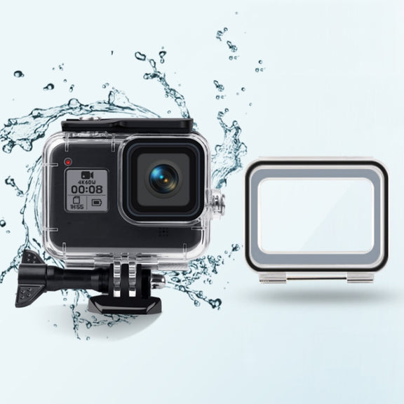 45m Water-resistant Case + Touch Back Cover for GoPro HERO8 Black