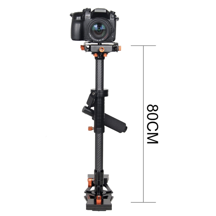 YELANGU S800 Professional 47-80cm Maximum Burden 5kg Carbon Fibre Handheld Stabilizer Steadicam Solo for DSLR & DV Digital Video & other Cameras - free shipping - PMC TechLife - Order now!
