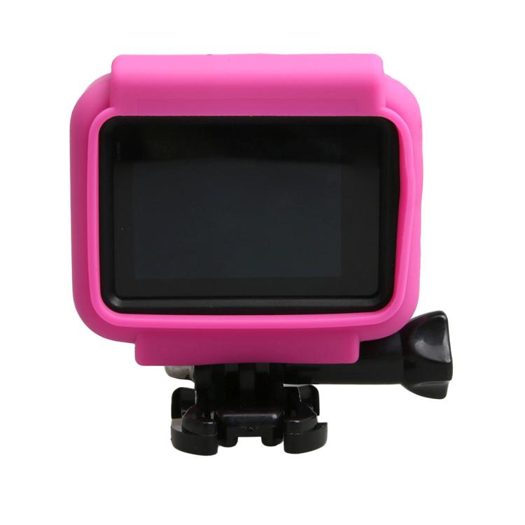 Original for GoPro HERO5 Silicone Border Frame Mount Housing Protective Case Cover Shell(Pink) - Silicone Cases by PMC TechLife | Online Shopping South Africa | PMC TechLife | Buy Now Pay Later Mobicred