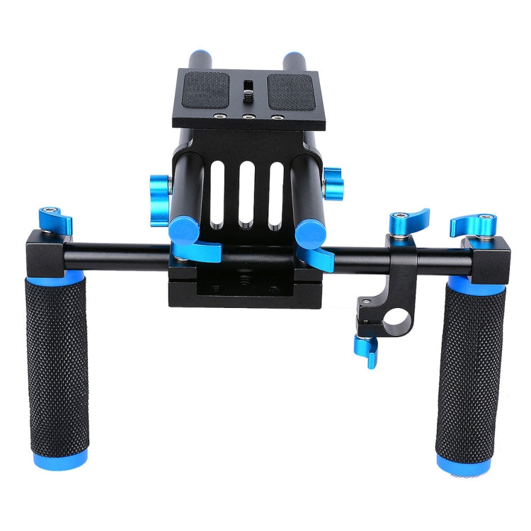 YELANGU YLG0102A-A01 Dual Handle Shoulder Mount Support Kit DSLR Rig(Black) - free shipping - PMC Jewellery - Order now!