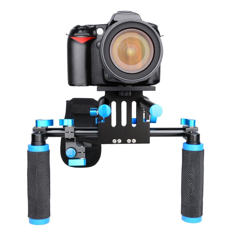 YELANGU YLG0102A-A01 Dual Handle Shoulder Mount Support Kit DSLR Rig(Black) - free shipping - PMC Jewellery - Order now!