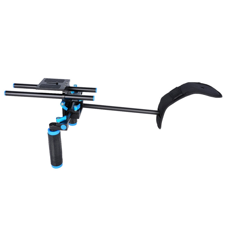 YELANGU YLG0102A-A01 Dual Handle Shoulder Mount Support Kit DSLR Rig(Black) - free shipping - PMC Jewellery - Order now!