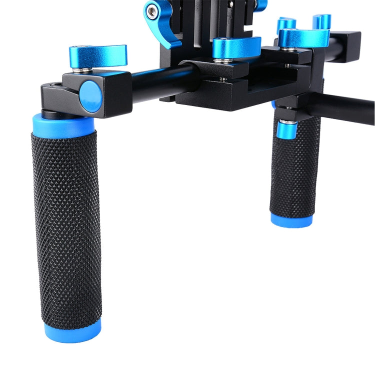 YELANGU YLG0102A-A01 Dual Handle Shoulder Mount Support Kit DSLR Rig(Black) - free shipping - PMC Jewellery - Order now!