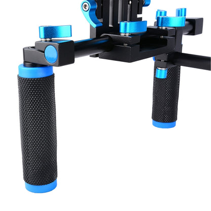 YELANGU YLG0102A-A01 Dual Handle Shoulder Mount Support Kit DSLR Rig(Black) - free shipping - PMC Jewellery - Order now!