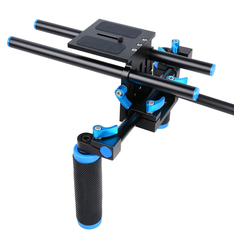 YELANGU YLG0102A-A01 Dual Handle Shoulder Mount Support Kit DSLR Rig(Black) - free shipping - PMC Jewellery - Order now!