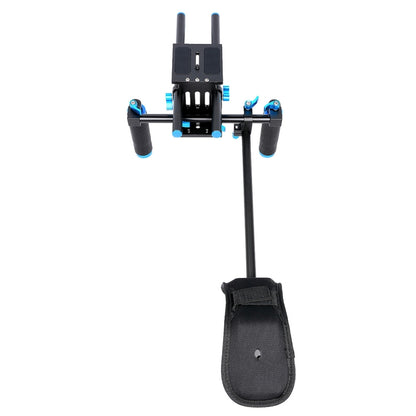 YELANGU YLG0102A-A01 Dual Handle Shoulder Mount Support Kit DSLR Rig(Black) - free shipping - PMC Jewellery - Order now!
