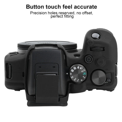 For Canon EOS R10 Soft Silicone Protective Case (Black) - Protective Case by PMC Jewellery | Online Shopping South Africa | PMC Jewellery | Buy Now Pay Later Mobicred