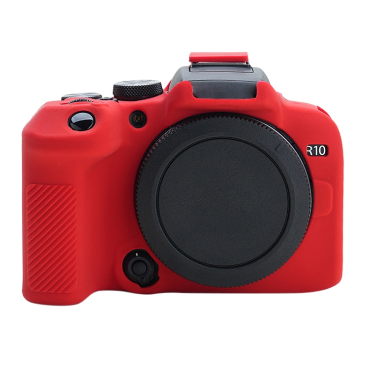 For Canon EOS R10 Soft Silicone Protective Case (Red)