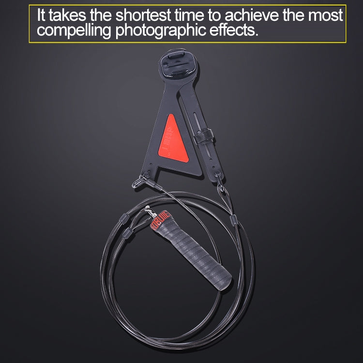 Bullet Time Rig 360 Degree Selfie Mount for PULUZ Action Sports Cameras Jaws Flex Clamp Mount for GoPro, Insta360, DJI and Other Action Cameras(Black) - Holder by PMC TechLife | Online Shopping South Africa | PMC TechLife | Buy Now Pay Later Mobicred