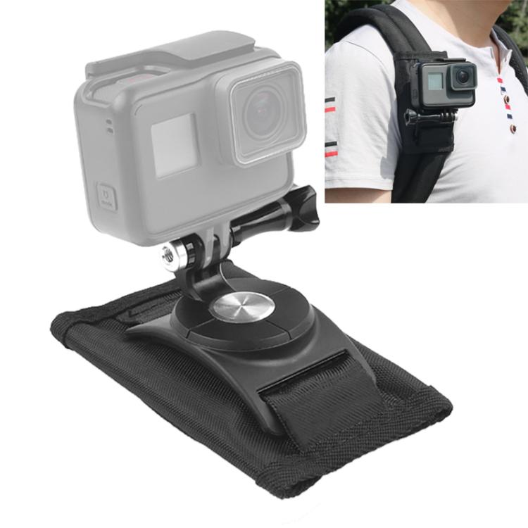 360 Degree Rotating Quick Release Strap Mount Shoulder Backpack Mount for GoPro, Insta360, DJI and Other Action Cameras(Black) - free shipping - PMC TechLife - Order now!